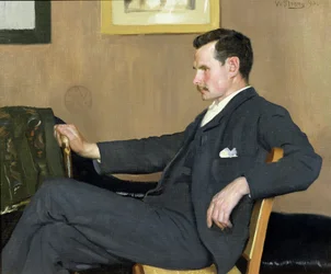 Der Mann im grauen Anzug, 1890